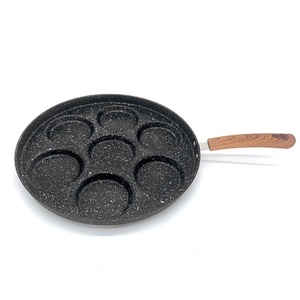 Hot Sale 7-Hole Non Stick Frying <b>Pan</b> Omelette Egg Pancake Steak Frying <b>Pan</b> for Home Kitchen Breakfast Cooking - Product Image 3
