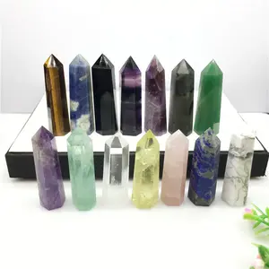 Wholesale best quality natural quartz Crystal all kinds of tower crystals healing point stones for decoration and energy