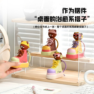 Cartoon Shoe Brush Children Soft Bristle Plastic Cleaning Brush Student Dorm Multi Functional Laundry Brush High Value - Product Image 2