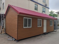 WELLCAMP Maison de Montagne Moderne en Structure Acier Préfabriquée Villa Appartement Maison de Vacances Luxe 2 Chambres Imperméable Durable pour Complexes Hôteliers