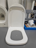 Dernier modèle de couvercle de siège de toilette Roca, couvercle de siège de toilette personnalisé UF, forme carrée pour WC Roca Gap