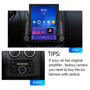 9.7 pollici radio per Auto Android per Ford <span class=keywords><strong>Nissan</strong></span> <span class=keywords><strong>Qashqai</strong></span> <span class=keywords><strong>1</strong></span> J10 2006-2013 lettore di autoradio Wireless Carplay Auto Auto unità di testa - Product Image 4