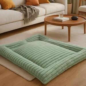 Yommy – lit rose pour animaux de compagnie, tapis à coussin doux pour chiens et chats, lit chaud d'hiver pour chiens, 3 tailles, 4 couleurs - Product Image 2