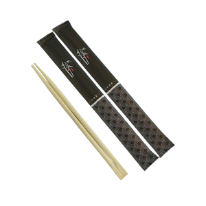 Palillos gemelos únicos de eliminación de bambú natural Palitos de sushi personalizados Hashi - Product Image 3