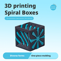 Jouet anti-stress éducatif pour enfants, cube spiralé en plastique imprimé en 3D, design de dessin animé, éco-responsable, best-seller
