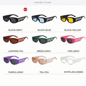 Nouvelles lunettes de soleil rectangulaires punk pour hommes avec logo personnalisé, monture petite et colorée, lunettes de soleil carrées pour femmes - Product Image 6