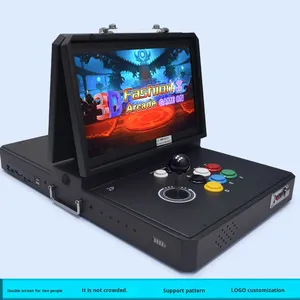 2025 Yeni 14 İnç Taşınabilir El Tipi Nostaljik Katlanabilir Arcade Oyun Konsolu İki Oyuncu İçin FC/GBA/GBC/MD Formatlarını Destekler - Product Image 4