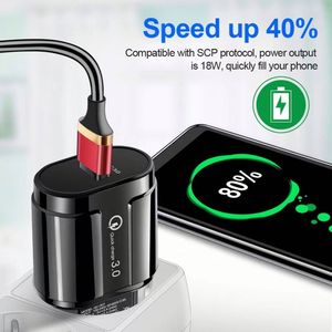 18W USB Wall Charger 5V 3A 2A <b>Power</b> AC <b>Adapter</b> Universal Travel Charger USB <b>Plug</b> Block Cell Phone Charger for Smart Phone - Product Image 5