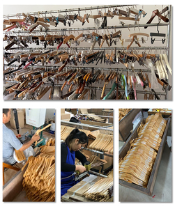 Tùy chỉnh chất lượng cao nóng bán vàng trắng móc chống trượt móc áo bằng gỗ cho phụ nữ - Product Image 5