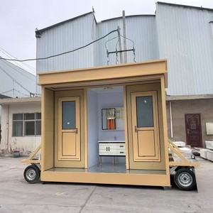 ห้องน้ำเคลื่อนที่แบบแผงแซนวิชทันสมัยเป็นมิตรกับสิ่งแวดล้อมสำหรับสถานที่ท่องเที่ยว - Product Image 3
