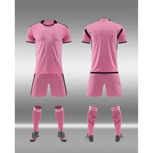 New Club Soccer Jersey 2023-2024 Men Quick Dry Soccer Wear Sportswear Custom Sublimation Soccer Jersey Set