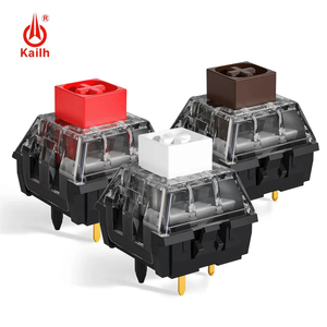 Interrupteur tactile Kailh Box V2 5 broches marron 55gf, structure BOX V2, 80 millions de cycles, pour clavier mécanique de jeu DIY, directement de l'usine - Product Image 1