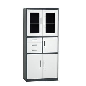 Modern Design <b>Small</b> 2-<b>Drawer</b> Key Lock Metal Filing Cabinet Sliding Doors Foldable Bedroom Workshop Warehouse Commercial - Product Image 2