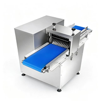 Vleesverwerkingsmachine voor vers vlees, kebab- en vis snijmachine, semi-automatische motorische snijapparatuur