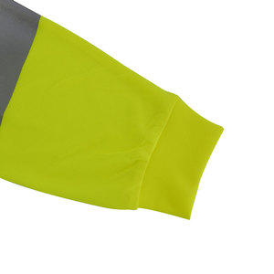 T-<span class=keywords><strong>shirt</strong></span> de sécurité haute visibilité en polyester fluorescent ANSI CLASSE 2 avec logo personnalisé et poche poitrine - Product Image 6