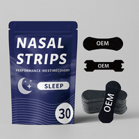 Matériel médical personnalisable bande nasale anti-ronflement plâtre nasal jetable naturel aide au sommeil bandes respiratoires patchs buccaux