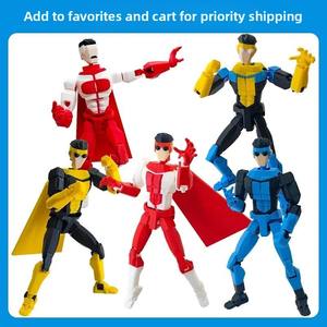 Muñeco Articulado Impreso en 3D, Juguete de Héroe Joven Invencible 2.0, Azul y Negro, Figura Coleccionable, Modelo para Mayores de 14 Años - Product Image 2