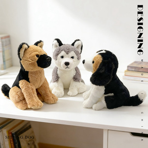 Peluche de Simulación de Perro Husky Golden Retriever, Muñeco de Peluche con Relleno de Algodón PP para Niños, Unisex - Product Image 1