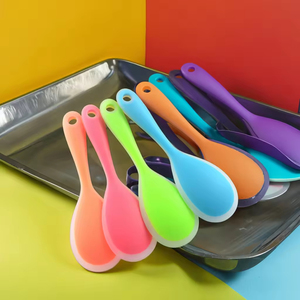Hot Wholesale High-Temperature Resistant Non-Stick Rice Shovel Food Grade <b>Silicon</b> Spoon Kitchen Utensil - Product Image 5