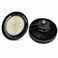 Projecteur LED UFO à haute luminosité AC120-277V 54000lm 300W avec couvercle en PC pour grand entrepôt