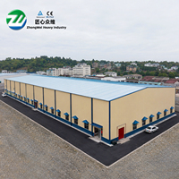 Edificio Prefabricado de Estructura de Acero de Diseño Elegante, Nave Industrial Comercial a Buen Precio