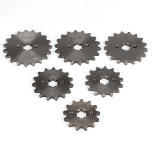 Piñón delantero de motor para motocicleta, pieza de motor de 17mm, <span class=keywords><strong>420</strong></span>, 10/12/13/14/15/16/17/18/19, para 70cc, 110cc, 125cc, Quad Dirt Bike, TaoTao, Roketa Sunl, Unive - Product Image 3