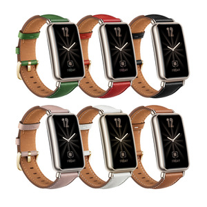 Bracelet en cuir véritable de sport de luxe pour <span class=keywords><strong>Huawei</strong></span> Watch Fit <span class=keywords><strong>Mini</strong></span> bracelet en cuir à breloque pour <span class=keywords><strong>Huawei</strong></span> Watch Fit <span class=keywords><strong>Mini</strong></span> - Product Image 1
