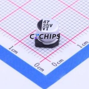 Condensador Electrolítico de Aluminio SMD VT1V470ME054000CE0, D6.3xL5.4mm 47uF 20% 35V 6.3mm - Product Image 1