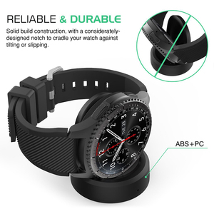 Station de charge sans fil, pour <span class=keywords><strong>Samsung</strong></span> Gear S3 Frontier S3 station de charge, Galaxy Watch Gear S3 <span class=keywords><strong>chargeur</strong></span> classique de haute qualité - Product Image 2