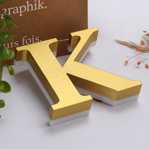 Vitrine boda señalización 3D aluminio canal bloque tarjeta cartón <span class=keywords><strong>Capital</strong></span> construido retroiluminado letras negocios signos al aire libre - Product Image 2