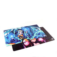 Tapis de jeu en caoutchouc pour jeux de société, jeux de cartes, jeux de cartes à collectionner, tapis de table, tapis de jeu Water Girl, boîte cadeau durable