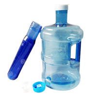 Bon prix 700 grammes 750 g 55mm col de bouteille en plastique bleu PET 5 gallons préforme de pot/19 litres 20 litres 5 gallons préforme de bouteille PET