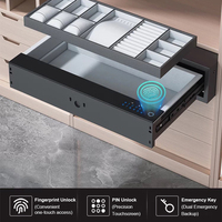 Digitaler Codesafe für Hotelzimmer mit Touchscreen-Display und verstecktem LCD-Schubladensafe