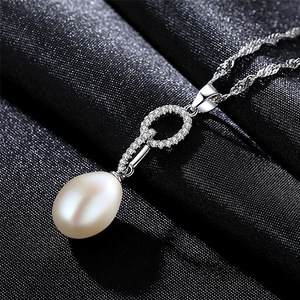 Collar de Perlas Naturales de Agua Dulce en Plata S925, Estilo Instagram, Joyería de Moda para Mujer, Superventas - Product Image 5