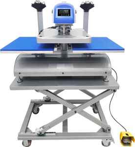 B2-2N PRO MAX 电动双台热压机自动平板打印机带激光定位器和支架全新状态 - Product Image 3