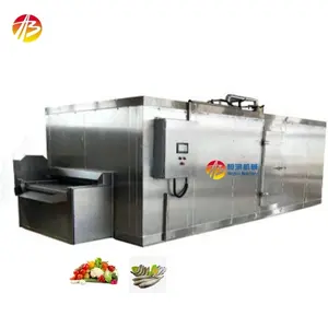 Quick freeze machine tunnel freezer iqf quick freezer fish shrimp fruit vegetable