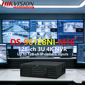 Hikvision NVR 4K de haute qualité DS-96128NI-M16 3U avec 128 entrées caméra IP, 2 sorties HDMI, bande passante sortante de 400 Mbps, évite les risques de perte de données - Product Image 1