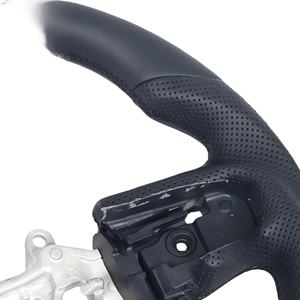 Volant en cuir pleine fleur pour <span class=keywords><strong>Dodge</strong></span> <span class=keywords><strong>Ram</strong></span> 1500, modèle 2018 2019 2020 2021 2022 <span class=keywords><strong>2023</strong></span> 2024, pour volant <span class=keywords><strong>Ram</strong></span> Trx - Product Image 5