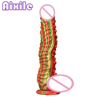 Dildo monstre en silicone, jouet anal, masseur de prostate, jouet sexuel pour hommes, femmes, couples, dildo animal pour stimulation du point G et de la prostate