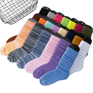 Calcetines <span class=keywords><strong>de</strong></span> Color Puro para <span class=keywords><strong>Mujer</strong></span>, Diseño <span class=keywords><strong>de</strong></span> Burbujas a la Moda, Calcetines Gruesos <span class=keywords><strong>de</strong></span> Algodón, Largos, Delgados, Holgados, Transpirables, para <span class=keywords><strong>Botas</strong></span> - Product Image 1