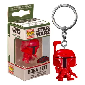 Funko Pocket Pop Schlüssel bund Boba Fett Action figur Schlüssel bund Spielzeug