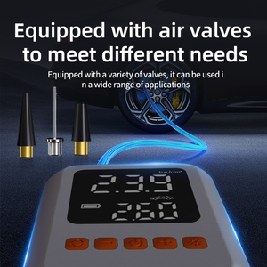 Inflador de Neumáticos Inalámbrico Ultra Silencioso de 35dB, 150PSI, 50L/min, 3000mAh, Bomba de Aire Portátil con Apagado Automático Rápido en 45s, Silencioso y de Lujo para Auto y Bicicleta - Product Image 2