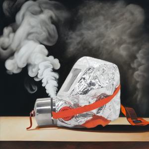 Máscara de gas de humo de escape de incendios de cara completa de auto rescate máscara de gas antipolvo contaminación - Product Image 5