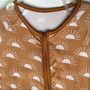 Babylovey Düşük Minimum Sipariş Adedi Hızlı Teslimat Nefes Alabilen Bambu Bebek Pijamaları Yürümeye Başlayan Çocuklar İçin Uzun Kollu Bambu Bebek Tulumu Yazlık - Product Image 3