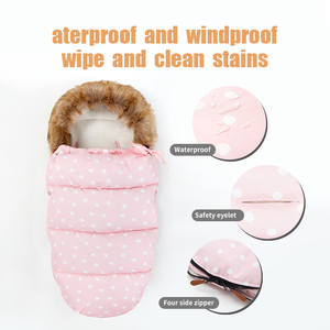 Copri Passeggino Universale Impermeabile e Caldo, 100% Poliestere Ecologico, Sacco a Pelo Invernale per Passeggino - Product Image 4