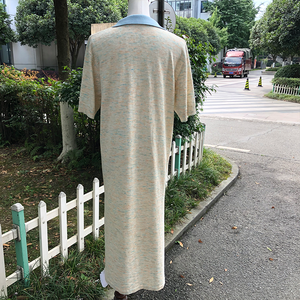 Nuevo estilo italiano verano 10% Lino 40% acrílico 50% algodón <span class=keywords><strong>Falx</strong></span> vestido para mujeres y niñas - Product Image 2