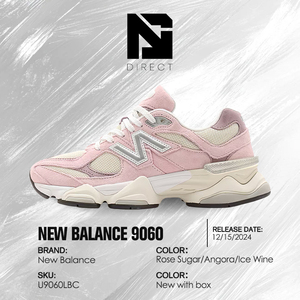 New Balance 9060 'Rose Sugar Ice Wine' Mesh Chunky Sneakers Breathable Lace-up Round Toe All Seasons Walking Style Shoes - Product Image 6