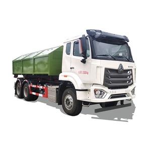 รถขนขยะ Sinotruck HOWO 25ตันรถขนขยะแบบมีตะขอเกี่ยว6x4 - Product Image 2