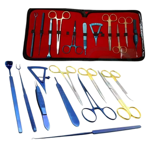 Ensemble d'instruments de chirurgie plastique réutilisables en acier inoxydable de qualité médicale, 11 pièces, pour chirurgie esthétique, instruments chirurgicaux de base - Product Image 1