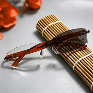 Lunettes de <span class=keywords><strong>presbytie</strong></span> photochromiques sans monture pour hommes, lunettes de lecture de qualité anti-lumière bleue, verres bloquant la lumière bleue UV400 - Product Image 1